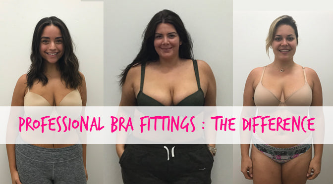 London woman professionally fitted with incorrect bra size