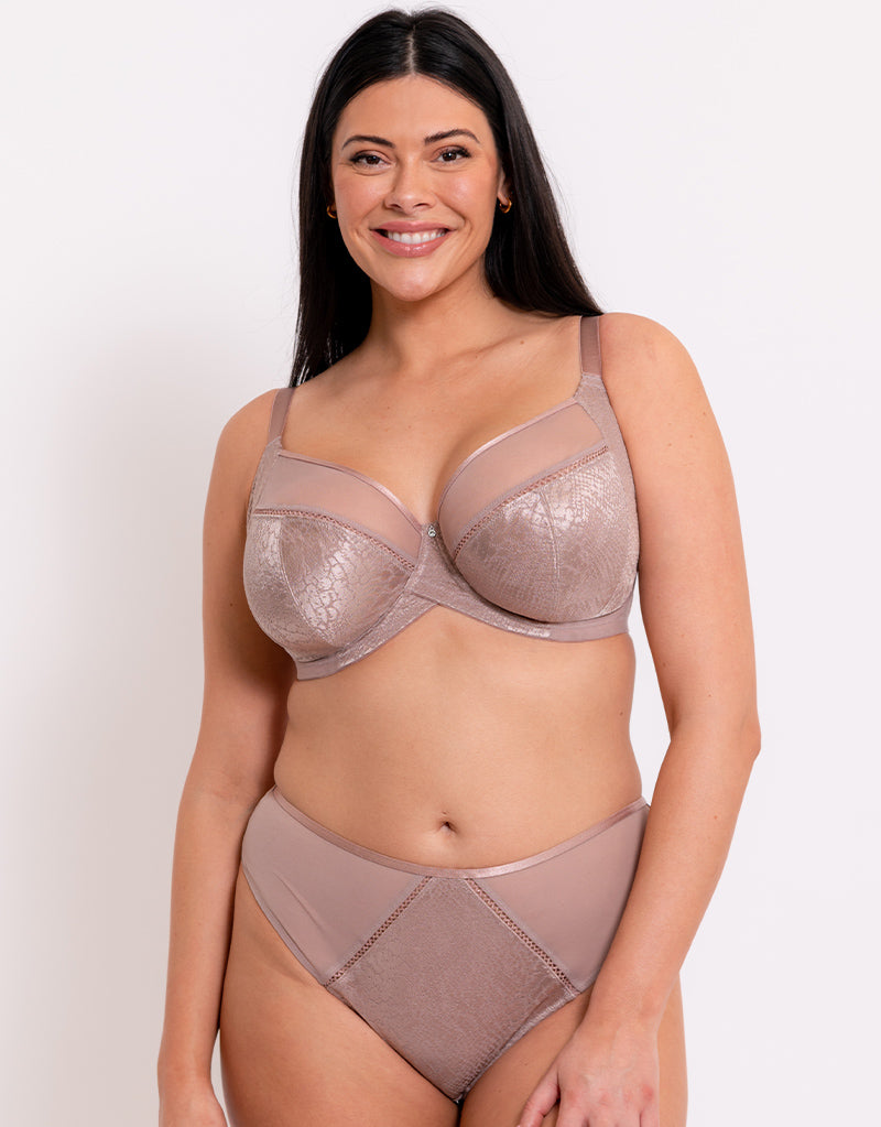 Curvy Kate Lace Daze Balcony Bra - Latte