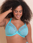 Curvy Kate Centre Stage Full Plunge Side Support Bra Turquoise