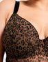 Curvy Kate Cool Cat Plunge Body Leopard Brown