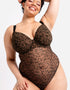 Curvy Kate Cool Cat Plunge Body Leopard Brown