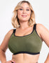 Curvy Kate Everymove Wired Multiway Sports Bra Jungle Green/Black