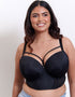 Curvy Kate Extrovert Longline Padded Balcony Bra Black