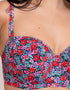 Curvy Kate Kitsch Kate Bandeau Strapless Multiway Bikini Top Floral Print