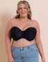 Curvy Kate Luxe Strapless Multiway Bra Jet Black