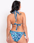 Curvy Kate Mykonos String Multiway Bikini Top Blue Print