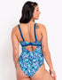 Curvy Kate Mykonos Reversible Non-Wired Multiway Swimsuit Blue Print