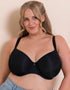 Curvy Kate Smoothie Spacer Moulded T-Shirt Plunge Bra Black