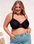 Curvy Kate Smoothie Spacer Moulded T-Shirt Plunge Bra Black