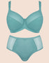 Curvy Kate WonderFully Full Cup Side Support Bra and Short Pack Mineral Blue