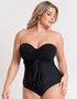 Curvy Kate Wrapsody Bandeau Strapless Multiway Swimsuit Black