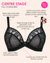 Curvy Kate Centre Stage Full Plunge Side Support Bra Black