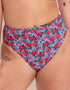 Curvy Kate Kitsch Kate High Waist Bikini Brief Floral Print