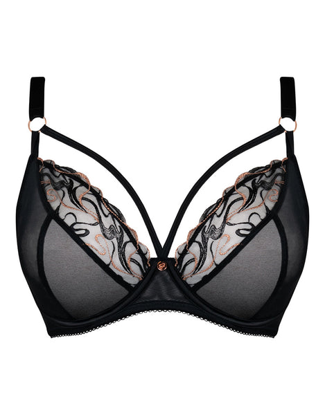 Scantilly Exposed Plunge Bra Black – Curvy Kate UK