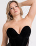 Scantilly Icon Plunge Strapless Multiway Padded Body Black