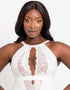 Scantilly Indulgence Multiway Stretch Lace Body Ivory