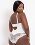 Scantilly Indulgence Multiway Stretch Lace Body Ivory