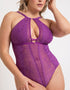 Scantilly Opulence Multiway Stretch Lace Body Mystic Purple