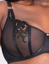 Scantilly Ornate Balcony Bra Black