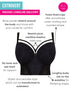 Curvy Kate Extrovert Longline Padded Balcony Bra Black